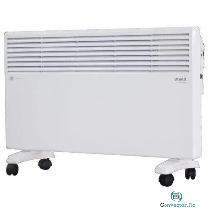 Convector Electric Podea/Perete 2 Trepte Putere Termostat 2000W Alb