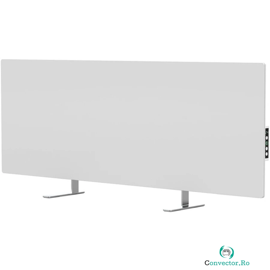 AENO Convector electric de podea/perete AENO AGH0003S, Ecran LED, 700 W, Wi-Fi, Infrarosu, Alb