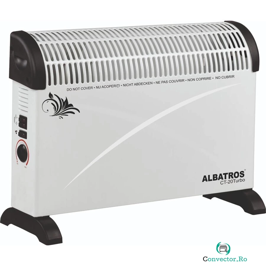 Albatros Convector electric Albatros CT-20TURBO, 2000W, 3 trepte, Alb la 125.00 lei ron