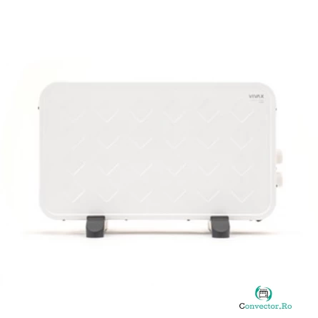 Convector Perete/Podea Termostat Reglabil 2 Trepte Incalzire Termostat Siguranta Turbo Fan Alb